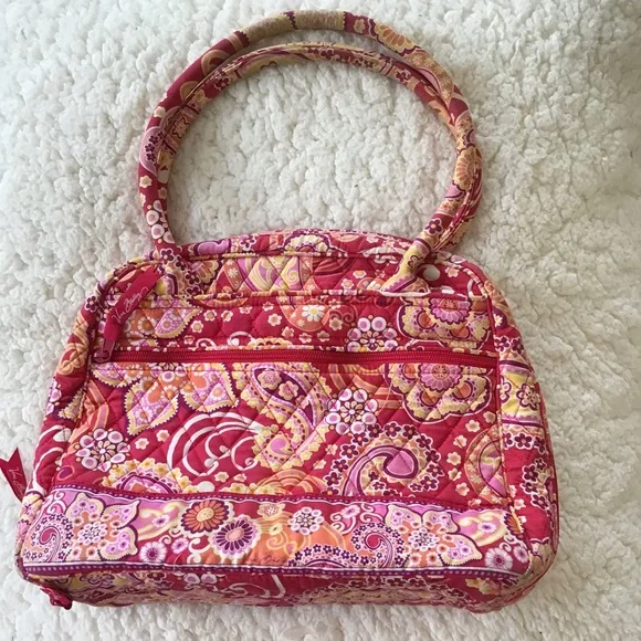 Vera Bradley Round Double Handle Tote/Purse - Picture 2 of 13